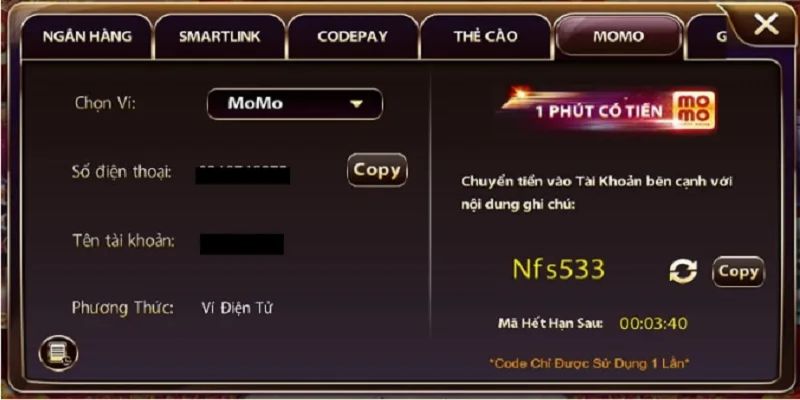 Hướng dẫn nạp tiền MMWIN nhanh, chuẩn xác dành cho newbie